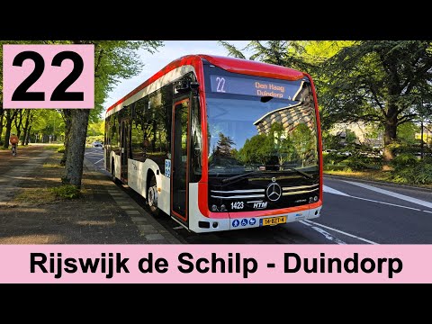 HTM lijn 22: Rijswijk de Schilp - Den Haag Duindorp | HTM 1423 | 2025