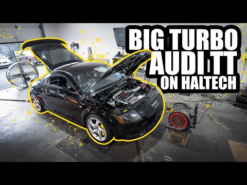 1.8T Big Turbo Audi TT hits the dyno using Haltech Elite