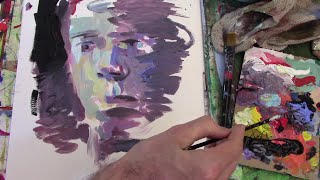 Malerei/Zeichnung - Portrait - Gesicht hermetisch/offen malen (Level 2-3)