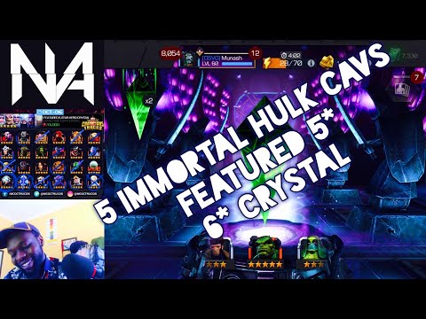 5 Immortal Hulk Cavaliers and a 6 Star Crystal Opening