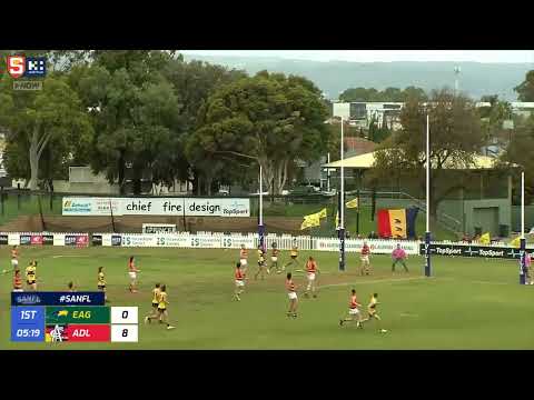 Rd 14 Hostplus SANFL Snapshot - Eagles' Luke Beecken snaps it over line