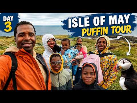 Day 3 | We Took 6 Kids to Scotland's Puffin Island! | Isle of May Adventure