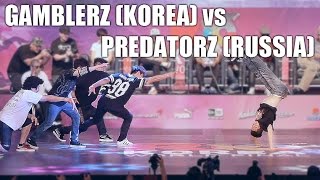preview picture of video 'R16 KOREA WORLD FINAL - B-boy Crew FINAL - GAMBLERZ (KOREA) vs PREDATORZ (RUSSIA)'