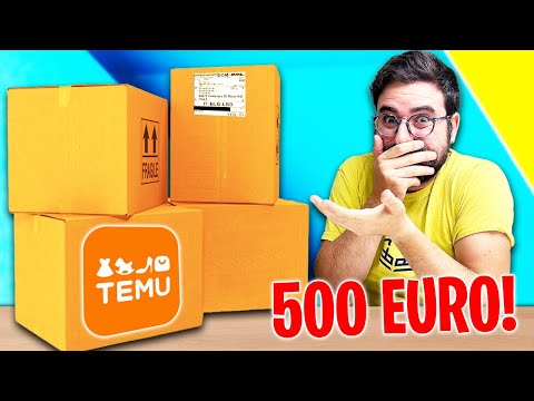 MEGA UNBOXING DA 500€ SU TEMU! (ho esagerato)
