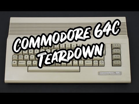 Teardown and refurbishment of a retro Commodore 64C Part 1