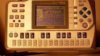 Video thumbnail for Yamaha QY70 Sound check by Szintimánia