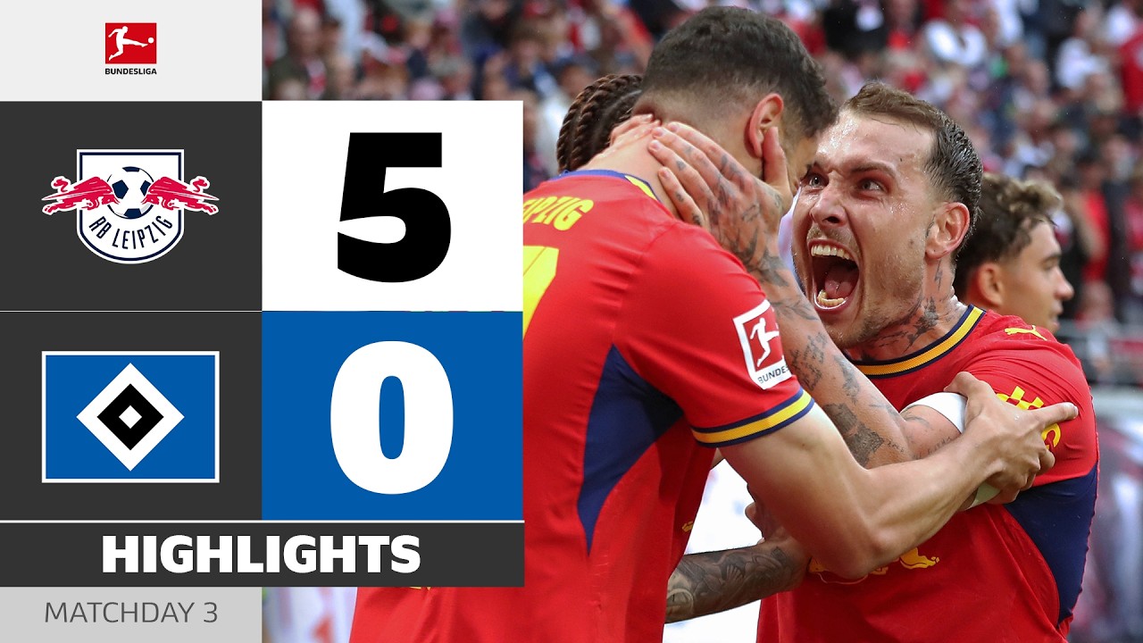 RB Leipzig vs Hamburger SV highlights