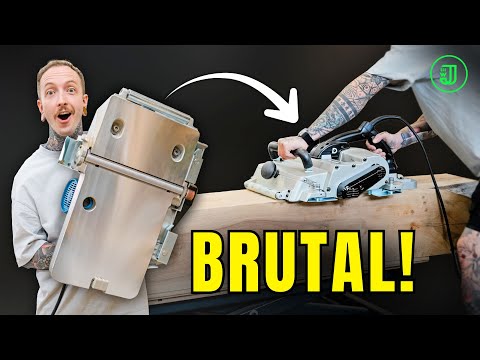 31,2cm HOBELBREITE 😮👉 Das ist der KRASSESTE ELEKTROHOBEL der Welt! | Jonas Winkler