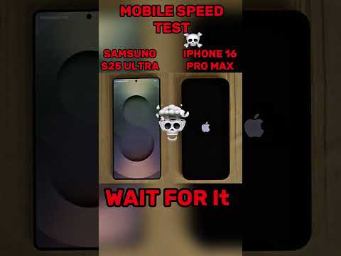SAMSUNG S25 ULTRA VS IPHONE 16 PRO MAX MOBILE SPEED TEST??