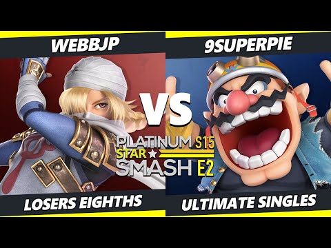 PSS S15:E2 Top 8 - WebbJP (Sheik) Vs. 9superpie (Wario) SSBU Ultimate Tournament
