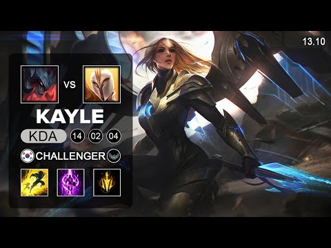 Kingen Kayle vs Aatrox Top - KR Challenger - Patch 13.10 Season 13