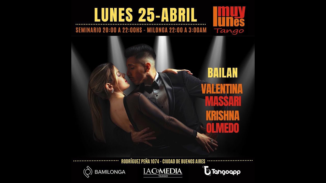 La Cachila - Valentina Massari Muscia & Krishna Olmedo en Muy Lunes Tango / Milonga Muy Lunes