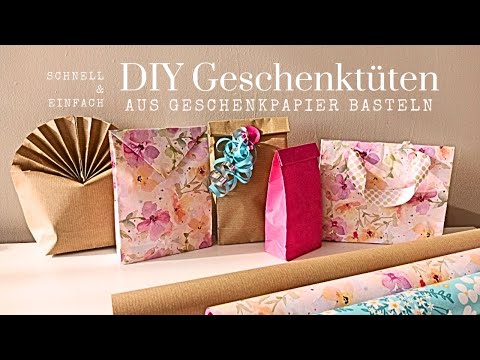 Make simple gift bags in 5 minutes | DIY gift wrap bags | Ronja Ready DIY