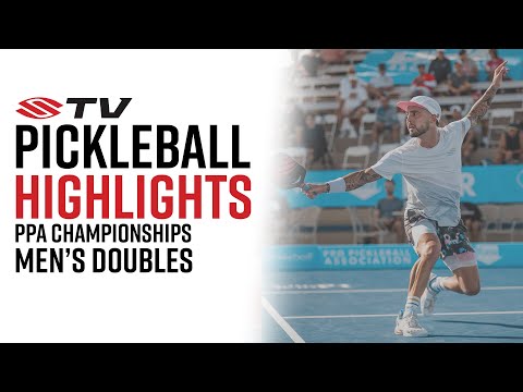 Tyson McGuffin's Backhand Around The Post Pickleball Highlight - PPA Championships Men's Doubles