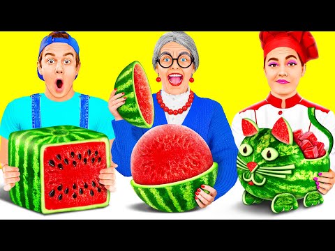 Reto De Cocina Yo vs Abuela | Desafíos De Comida Divertida de Fun Challenge