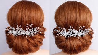 New Beautiful Hairstyle For Wedding | Messy Bun Hairstyle for Women | Easy & Stylish Look