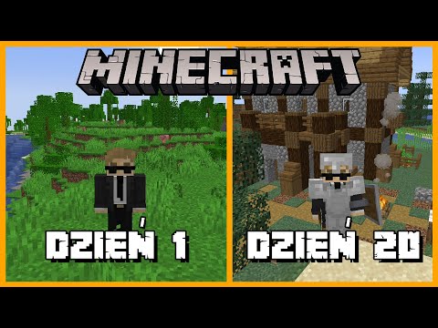 Spędziłem 100 dni w Minecraft - część pierwsza - 20 dni z okazji 200 odcinków! | Minecraft 1.18