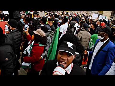 NIGERIANS IN DIASPORA TORINO PROTEST  25 /10/2020