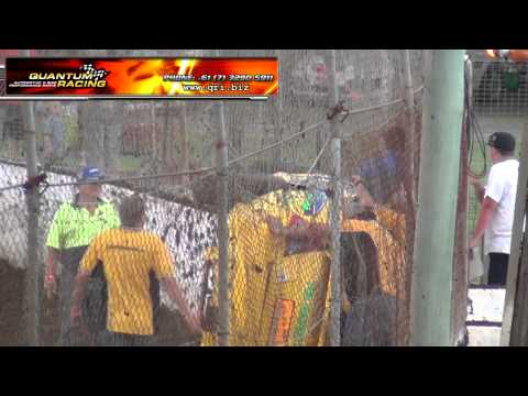 Modified Production: Todd Doyle Rollover - Lismore Speedway