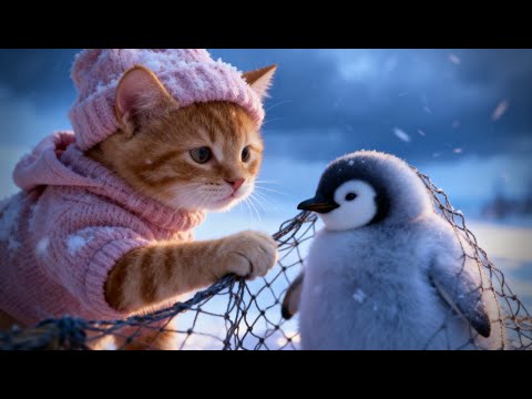 Gingy & the Lost Penguin – A Winter Blizzard Rescue ❄️🐧