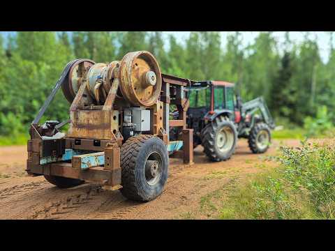 Moving the Rock Crusher and Yellow Behemoth from the Mountain
