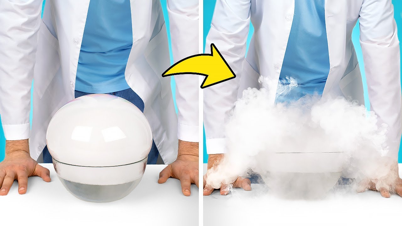 Experimentos satisfactorios para hacer en casa