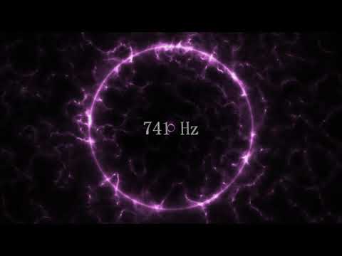 741 Hz pure tone - Cleanse infections, bacteria, virus - Solving Problems, Expressions & Solutions