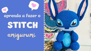 Receita Stitch Amigurumi - passo a passo fácil