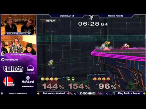 DL4.5 - [A]rmada + Android Vs. King Robin + Sukou - Winners Round 2 - Melee Doubles
