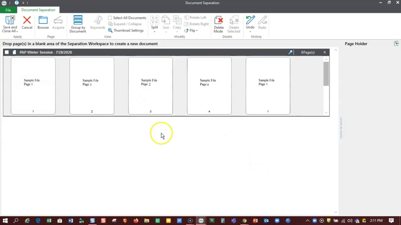 13 OnBase Exploring Tools in Document Separation