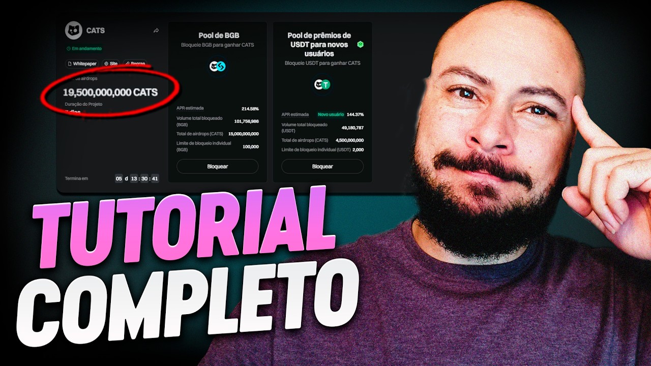 Como GANHAR CATS Totalmente Grátis com Launchpool da Bitget