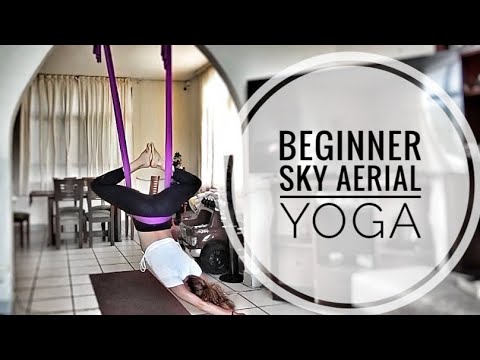 Aerial Yoga Sequence for Beginners to Release the Lower Back - Full Aerial Yoga Class