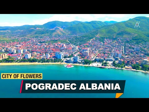 POGRADEC, ALBANIA - QYTETI I LULEVE 😍 Vlog Shqip 🇦🇱 Qyteti Turistik i Pogradecit【4K】⁴ᴷ⁶⁰