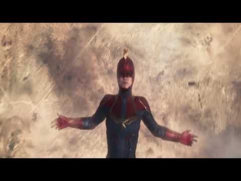 Captain Marvel Gets Ultimate Powers Fight Ronan's Army Scene