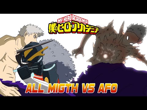 All Might vs All For One | My Hero Academia Chapter 398 (Boku no Hero Academia) FAN ANIMATION