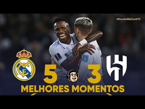 Gols e lances de Real Madrid x Al-Hilal