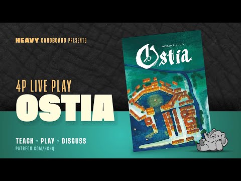 Ostia - 4p Teaching, Play-through, & Roundtable by Heavy Cardboard