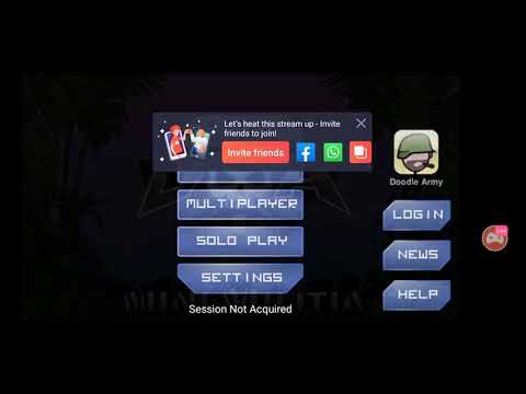 Watch me stream Mini Militia Secret Mod on Omlet Arcade!