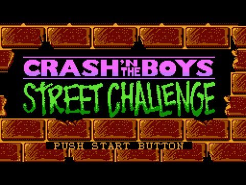 Crash 'n the Boys Street Challenge (American Technos, 1992) - NES Gameplay