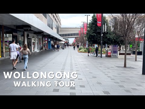 [4K] Wollongong City - Walking Tour, Sydney, Australia