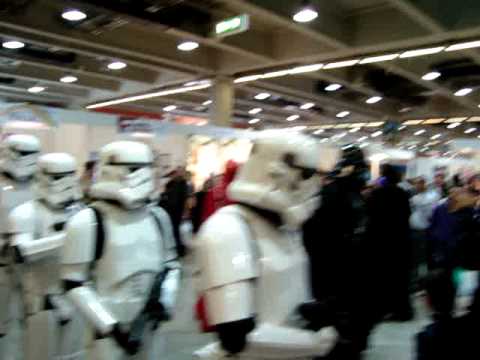 Cartoomics 2010 Panoramica fiera, area cosplay, legione star wars