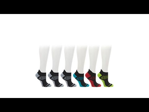 Copper Fit 6 Pair Unisex Sport Performance Socks