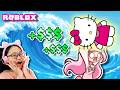 SAVE THE KITTY Roblox Escape Tsunami For Kitties