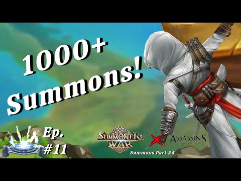 Ep #11 - Assassins Creed Collab Summons Part 4 - 1000+ LIT Summons for EScott! It was raining Nat5s!