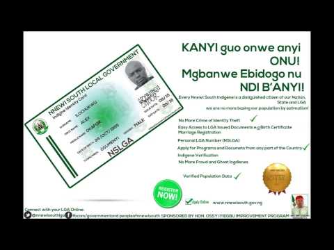 Nnewi South Indigenes Identity Card