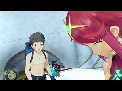 Xenoblade Chronicles 2 Swimsuit Edition Cutscene 085 - You Remind Her Of Him A Lot