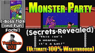 Monster Party NES Walkthrough | 100% Guide | Video Games 101