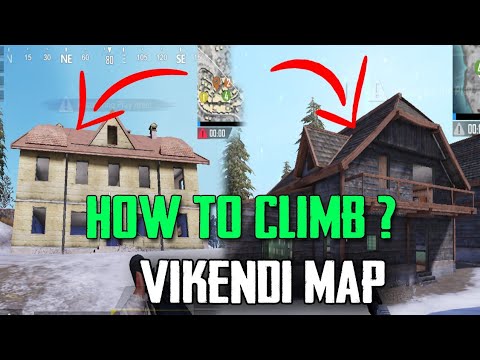 NEW VIKENDI MAP SECRET ROOF SPOTS | PUBG MOBILE |