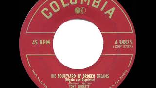 1950 HITS ARCHIVE: The Boulevard Of Broken Dreams - Tony Bennett (his original version)