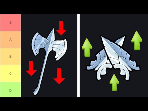 The Brawlhalla ULTIMATE WEAPON TIER LIST (For 1v1's and 2v2's)